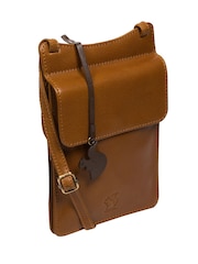 Conkca 'Milly' Leather Cross-Body Phone Black Bag - Image 4 of 6