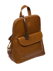 Castanho castanho - Conkcade couro 'Kerrie'Backpack - Imagem 6 de 7