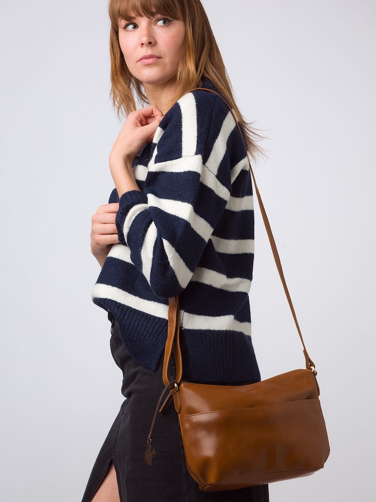 Conkca 'Merill' Leather Cross-Body Bag - Image 1 of 7