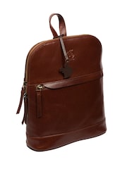 Braun - Conkca 'Amora' Lederrucksack - Bild 6 von 7