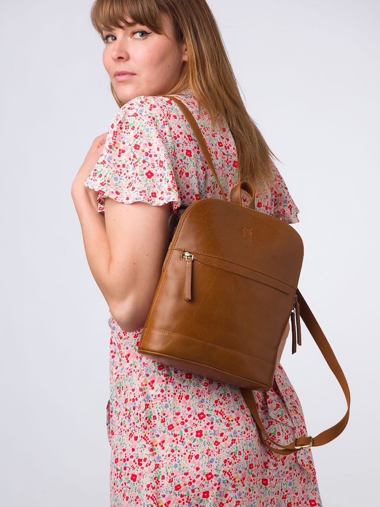 Conkca 'Amora' Leather Backpack - Image 1 of 6