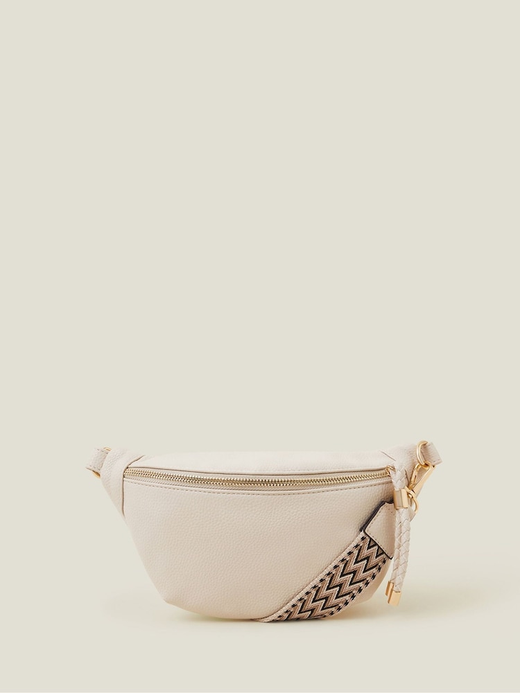 Accessorize Cream Sling Bum Bag - Image 1 of 3 Accessorize Cream Sling Bum Bag - Image 1 of 3