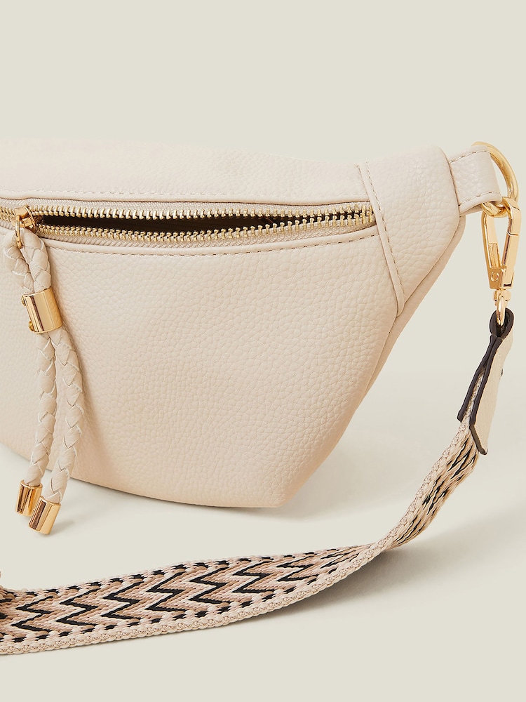Accessorize Cream Sling Bum Bag - Image 4 of 4 Accessorize Cream Sling Bum Bag - Image 4 of 4