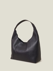 Accessorize Black Leather Scoop Shoulder Bag - Image 2 of 3