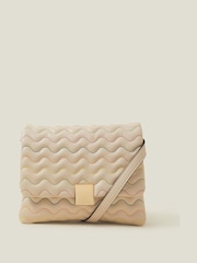 Accessorize Cream Wiggle Stitch Cross-Body Bag - Image 2 of 4
