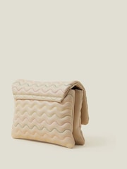 Accessorize Cream Wiggle Stitch Cross-Body Bag - Image 3 of 4