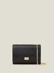 Accessorize Black Chain Twist Lock Shoulder Bag - Image 2 of 3