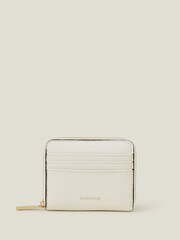 Accessorize White Zip Around Purse - Image 1 of 2