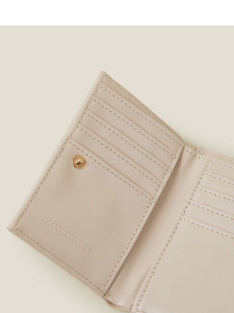 Accessorize Cream Quilted Wiggle Purse - Image 3 of 3 Accessorize Cream Quilted Wiggle Purse - Image 3 of 3