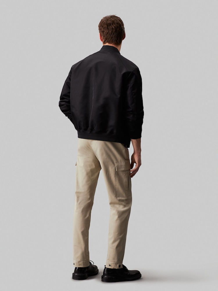 Calvin Klein Brown Modern Twill Tapered Trousers - Image 2 of 5 Calvin Klein Brown Modern Twill Tapered Trousers - Image 2 of 5