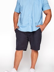 Синий - Стретчевые шорты чинос BadRhino Big & Tall - Image 2 of 5