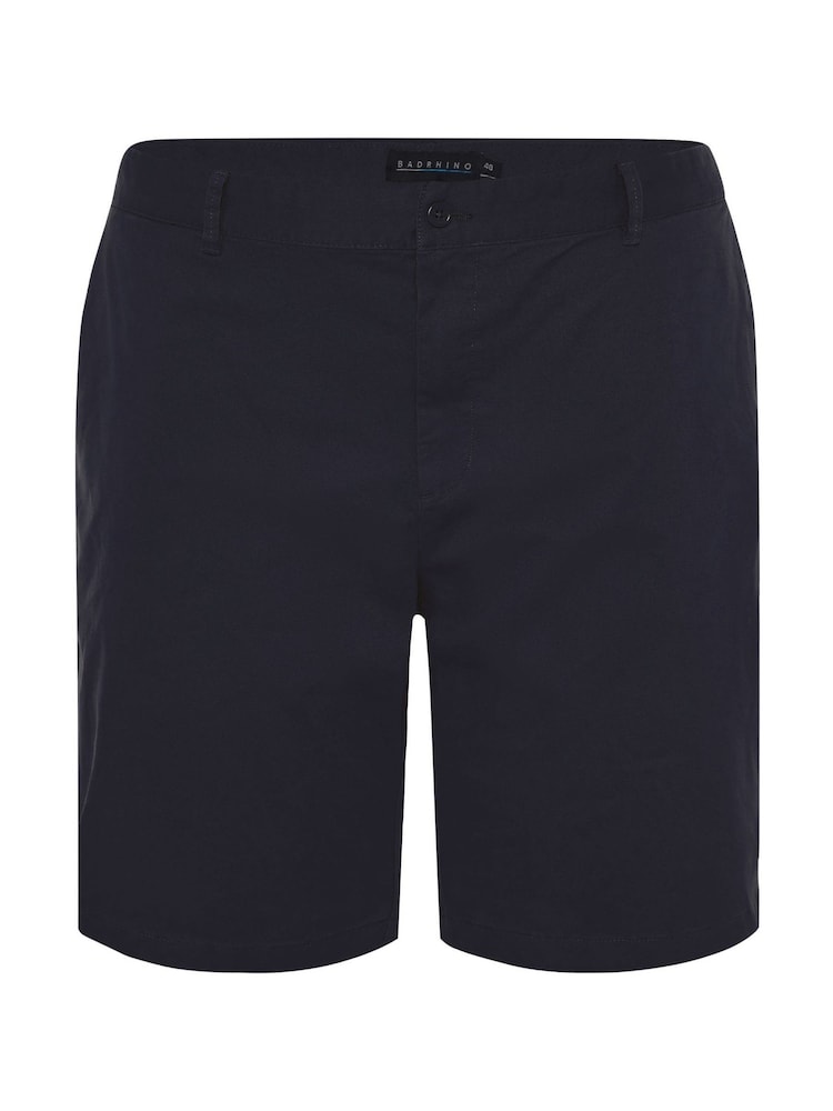BadRhino Big & Tall Blue Stretch Chino Shorts - Image 4 of 5