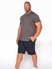 BadRhino Big & Tall Blue Stretch Cargo Shorts - Image 1 of 5