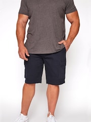BadRhino Big & Tall Blue Stretch Cargo Shorts - Image 2 of 5