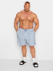 BadRhino Big & Tall Blue Striped Swim Shorts - Image 2 of 4