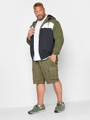 BadRhino Big & Tall Green Stretch Cargo Shorts - Image 2 of 4