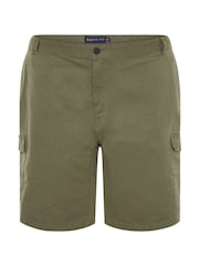 BadRhino Big & Tall Green Stretch Cargo Shorts - Image 3 of 4