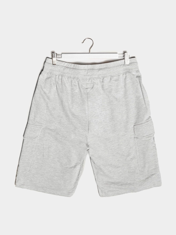 BadRhino Big & Tall Grey Essential Jersey Cargo Shorts - Image 3 of 3