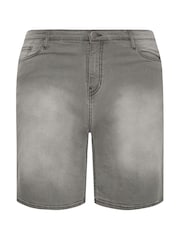 BadRhino Big & Tall Grey Denim Shorts - Image 3 of 4