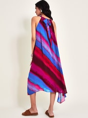Monsoon Red Eliza Beaded Halter Dress - Image 4 of 5