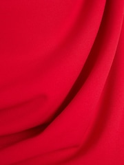 River Island Red Off Shoulder Drape Jumpsuit - Image 6 of 6