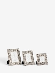 Black Ditsy Floral Print Photo Frame - Image 4 of 5