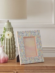 Multi Colour Ditsy Floral Print Photo Frame - Image 1 of 5