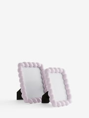 Lilac Purple 3D Twisted Rope Photo Frame - Image 3 of 3