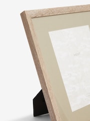 Green Sage Colour Mount and Oak Effect Photo Frame - Image 5 of 6