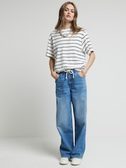 River Island Dungă 100% bumbac Boyfriend Tricou - Imaginea 2 din 6