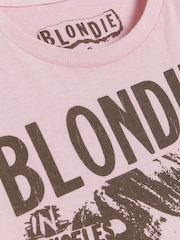 River Island Pink 100% Cotton Blondie Short Sleeve Printed T-Shirt - Image 6 of 6