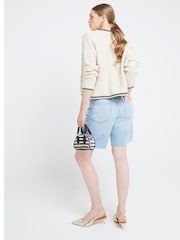 River Island Neat Fit Teksturirana pletena jopa - Slika 2 iz 4