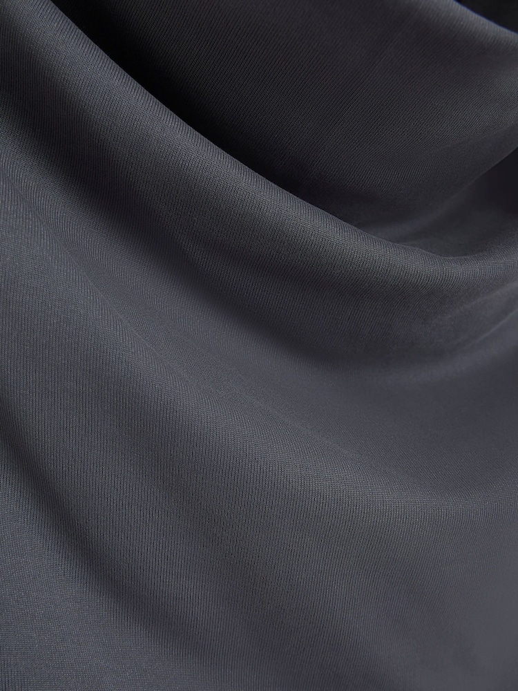 River Island Grey Cropped Cowl Neck Modal Top - Image 4 of 4