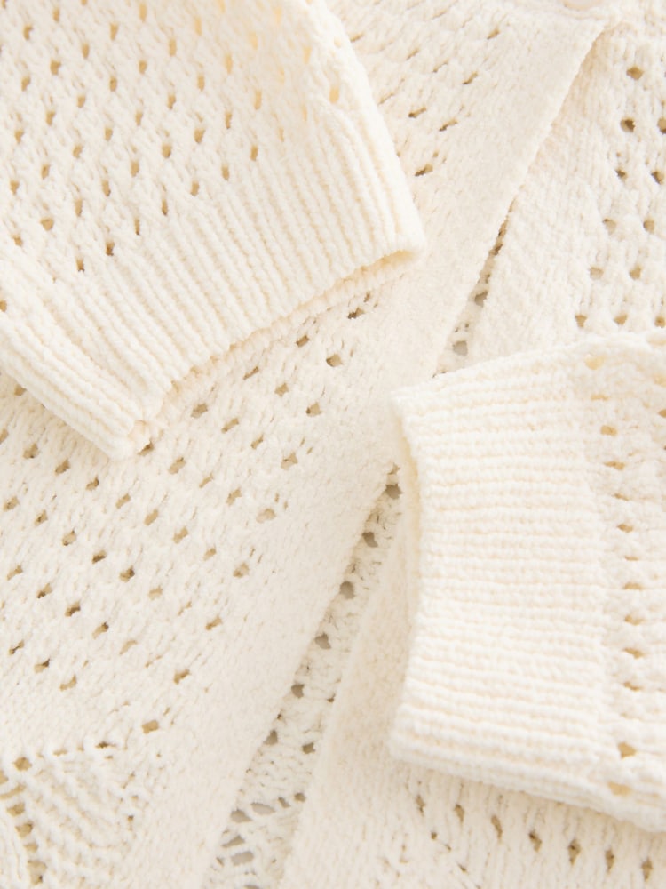 Bež - Knitted Cardigan (3-16yrs) - Slika 6 iz 6