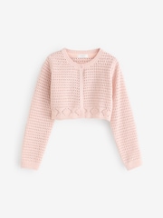 rožnata - Knitted Cardigan (3-16yrs) - Slika 5 iz 8