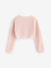 rožnata - Knitted Cardigan (3-16yrs) - Slika 6 iz 8
