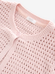 rožnata - Knitted Cardigan (3-16yrs) - Slika 7 iz 8