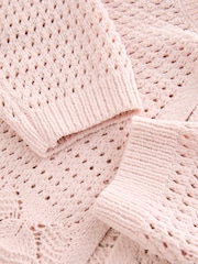 rožnata - Knitted Cardigan (3-16yrs) - Slika 8 iz 8