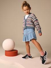 Blue V-Neck Cardigan (3-16yrs) - Image 4 of 8