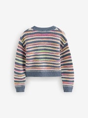 Blue V-Neck Cardigan (3-16yrs) - Image 7 of 8