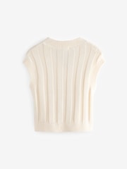 Ecru Knitted Tank (3-16yrs) - Image 6 of 8