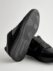 Black EDIT Court Trainers - Image 3 of 5