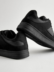 Black EDIT Court Trainers - Image 4 of 5