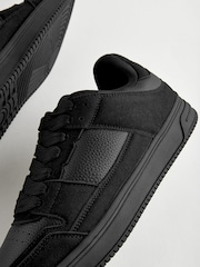 Black EDIT Court Trainers - Image 5 of 5