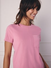 Pink Heart 100% Cotton Short Sleeve Pyjamas - Image 3 of 8