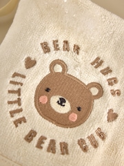 3 Pack Natural Bear 100% Cotton Face Cloths - Image 2 of 3