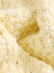 Lemon Yellow Tassle Knitted 100% Cotton Jumper (3-16yrs) - Image 8 of 8