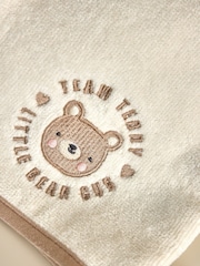 Natural 100% Cotton Newborn Hooded Baby Towel - Image 5 of 5