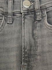 River Island Grey High Rise Cropped Flare Jeans - Image 6 of 6