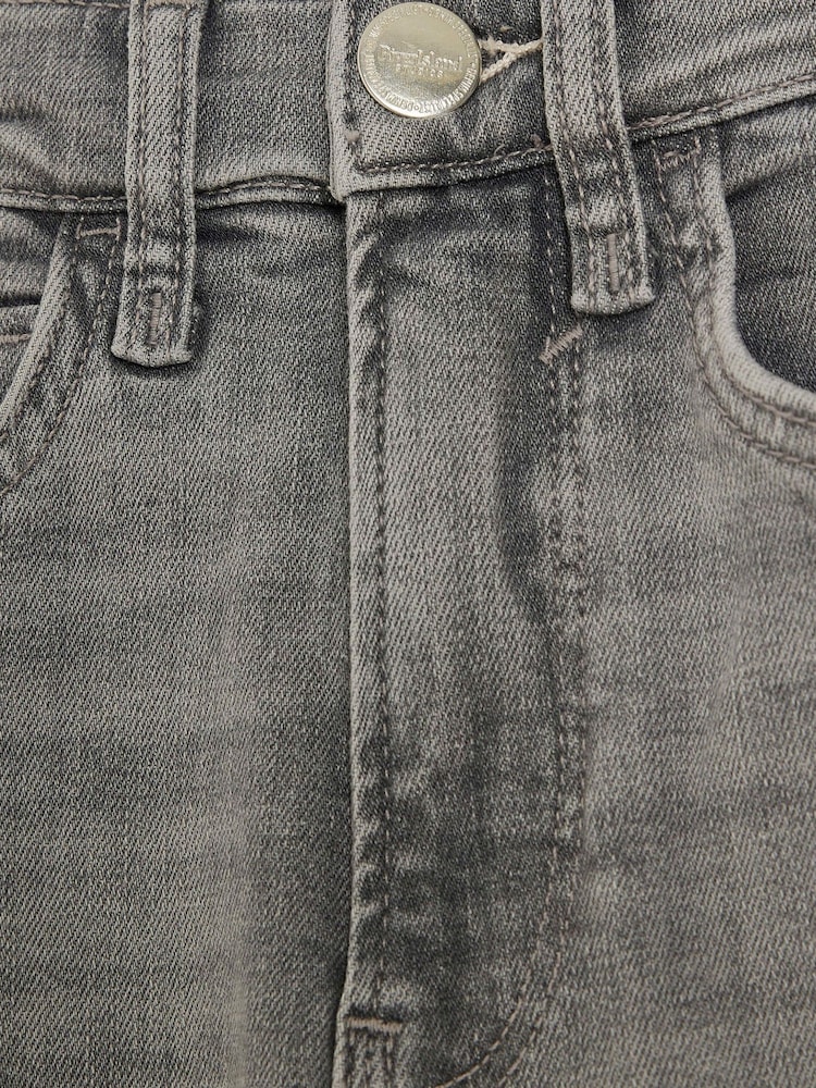 River Island Grey High Rise Cropped Flare Jeans - Image 6 of 6